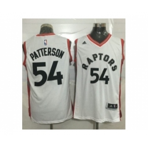 Toronto Raptors #54 Patrick Patterson White Stitched NBA Jersey