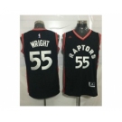 Toronto Raptors #55 Delon Wright Black Stitched NBA Jersey