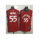 Toronto Raptors #55 Delon Wright Red Stitched NBA Jersey