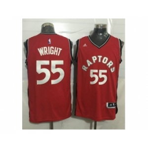 Toronto Raptors #55 Delon Wright Red Stitched NBA Jersey