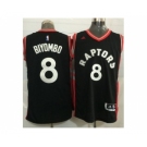 Toronto Raptors #8 Bismack Biyombo Black Stitched NBA Jersey