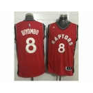 Toronto Raptors #8 Bismack Biyombo Red Stitched NBA Jersey