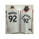 Toronto Raptors #92 Lucas Nogueira White Stitched NBA Jersey