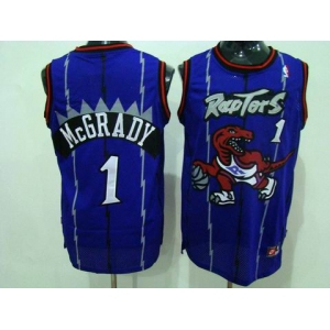 nba jersey toronto raptors #1 mcgrady blue