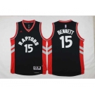 nba jersey toronto raptors #15 bennett black[2016 new][bennett]