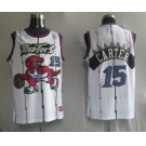 nba jersey toronto raptors #15 carter white