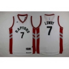 nba jersey toronto raptors #7 lowry white[2016 new]