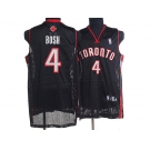 nba toronto raptors #4 chris bosh black