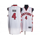 nba toronto raptors #4 chris bosh white