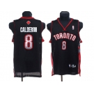 nba toronto raptors #8 jose calderon black