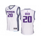 Men Adidas Sacramento Kings #20 Harry Giles Authentic White Home NBA Jersey