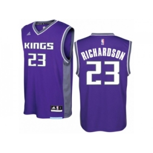 Men Adidas Sacramento Kings #23 Malachi Richardson Swingman Purple Road NBA Jersey