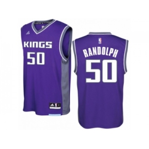 Men Adidas Sacramento Kings #50 Zach Randolph Swingman Purple Road NBA Jersey