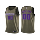 Men Nike Sacramento Kings #00 Willie Cauley-Stein Green Salute to Service NBA Swingman Jersey