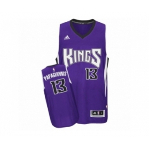 Men's Adidas Sacramento Kings #13 Georgios Papagiannis Swingman Purple Road NBA Jersey