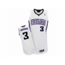 Men's Adidas Sacramento Kings #3 Skal Labissiere Authentic White Home NBA Jersey