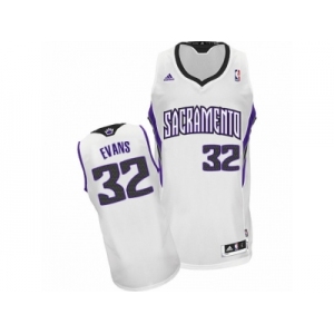 Men's Adidas Sacramento Kings #32 Tyreke Evans Swingman White Home NBA Jersey