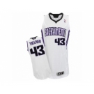 Men's Adidas Sacramento Kings #43 Anthony Tolliver Authentic White Home NBA Jersey