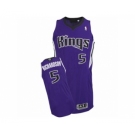 Men's Adidas Sacramento Kings #5 Malachi Richardson Authentic Purple Road NBA Jersey