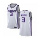 Men's Nike Sacramento Kings #3 Yogi Ferrell Swingman White NBA Jersey - Association Edition