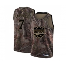 Men's Nike Sacramento Kings #7 Skal Labissiere Swingman Camo Realtree Collection NBA Jersey