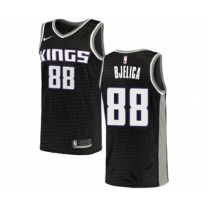 Men's Nike Sacramento Kings #88 Nemanja Bjelica Swingman Black NBA Jersey Statement Edition