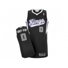 Men's Sacramento Kings #0 Willie Cauley-Stein Black Alternate New Swingman Jersey