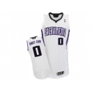 Men's Sacramento Kings #0 Willie Cauley-Stein adidas White Swingman Home Jersey