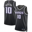 Men's Sacramento Kings #10 DeMar DeRozan Black Statement Edition Stitched Jersey