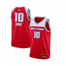 Men's Sacramento Kings #10 Mike Bibby Swingman Red Basketball Jersey 2019-20 City Edition