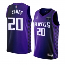 Men's Sacramento Kings #20 Colby Jones Purple 2023-24 Statement Edition Swingman Stitched Jersey