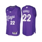 Men's Sacramento Kings #22 Matt Barnes Purple 2016 Christmas Day NBA Swingman Jersey