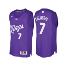 Men's Sacramento Kings #7 Darren Collison Purple 2016 Christmas Day NBA Swingman Jersey