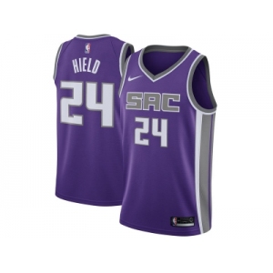 Nike Sacramento Kings #24 Buddy Hield Purple NBA Swingman Icon Edition Jersey