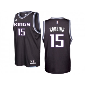 Sacramento Kings #15 DeMarcus Cousins 2016-17 Seasons Black Alternate New Swingman Jersey