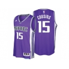 Sacramento Kings #15 DeMarcus Cousins 2016-17 Seasons Purple City Road New Swingman Jersey