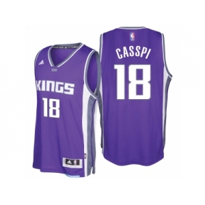 Sacramento Kings #18 Omri Casspi 2016-17 Seasons Purple Road New Swingman Jersey