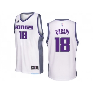 Sacramento Kings #18 Omri Casspi 2016-17 Seasons White Home New Swingman Jersey