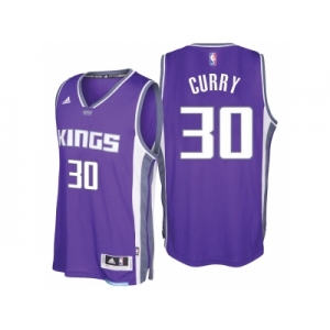 Sacramento Kings #30 Seth Curry 2016-17 Seasons Purple Road New Swingman Jersey