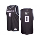 Sacramento Kings #8 Rudy Gay 2016-17 Seasons Black Alternate New Swingman Jersey