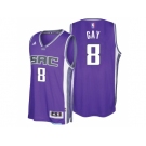 Sacramento Kings #8 Rudy Gay 2016-17 Seasons Purple City Road New Swingman Jersey