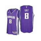 Sacramento Kings #8 Rudy Gay 2016-17 Seasons Purple Road New Swingman Jersey