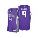 Sacramento Kings #9 Rajon Rondo 2016-17 Seasons Purple City Road New Swingman Jersey