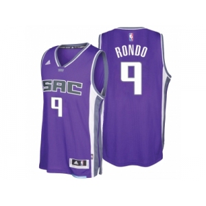 Sacramento Kings #9 Rajon Rondo 2016-17 Seasons Purple City Road New Swingman Jersey