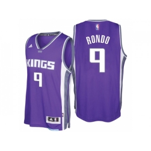 Sacramento Kings #9 Rajon Rondo 2016-17 Seasons Purple Road New Swingman Jersey
