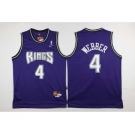 nba jersey sacramento kings #4 webber blue[2016 new]