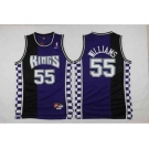 nba jersey sacramento kings #55 williams blue-black[2016 new]