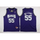 nba jersey sacramento kings #55 williams blue[2016 new]