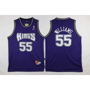 nba jersey sacramento kings #55 williams blue[2016 new]