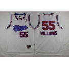 nba jersey sacramento kings #55 williams white[2016 new]